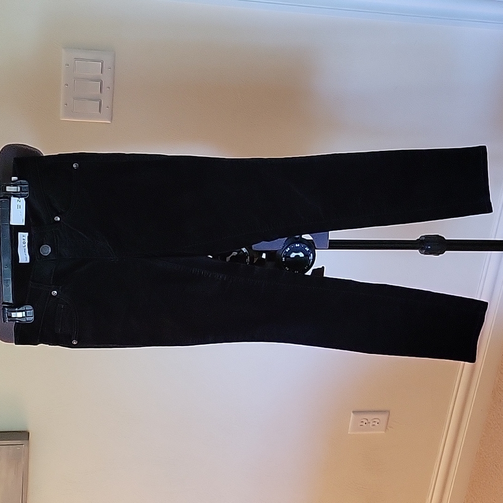 Brand new black suade pant by LOFT.